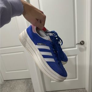 Adidas platform gazelle shoes
